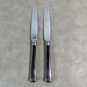 Towle CLASSIQUE BEAD - Set of 2 Dinner Knives 10" Stainless Flatware